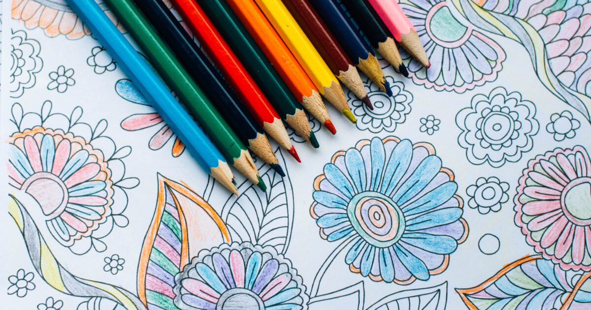 Awareness Adult Coloring Books with Color Pencils